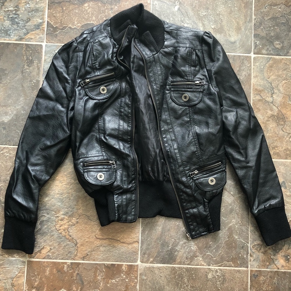 Leather jacket